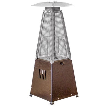 AZ Patio Heaters Portable Bronze Glass Tube Tabletop Heater